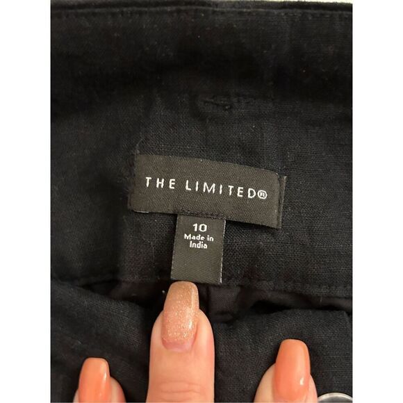 EUC the Limited linen blend wide-leg pants size 10 - Picture 3 of 8